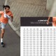 Tabla de ritmos al correr